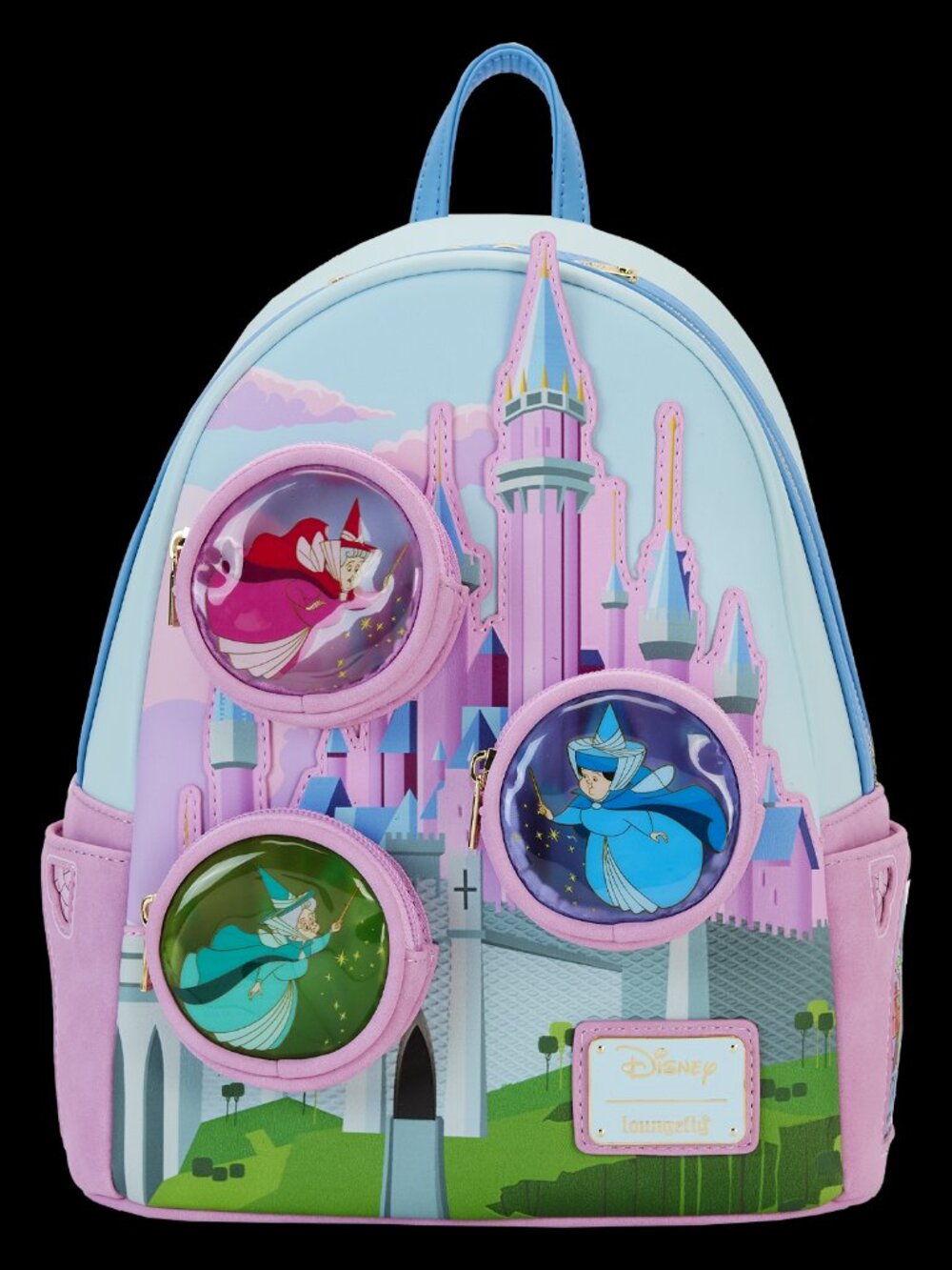 Loungefly Disney Princess Sleeping Beauty Mini Backpack Stained Glass Castle